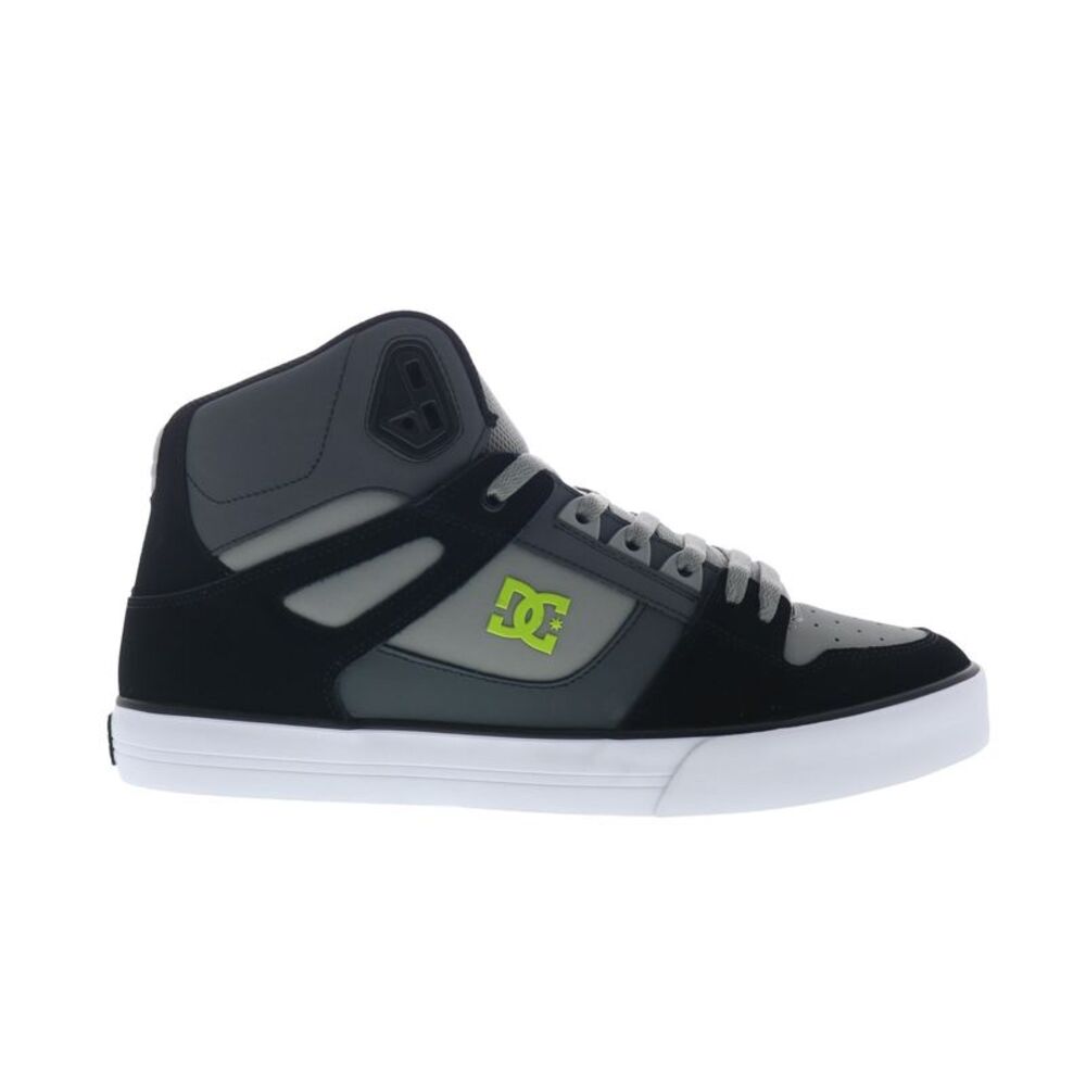 DC Mens Pure High Top WC Gray Shoes (NWT)
